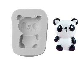 Molde silicona osito panda